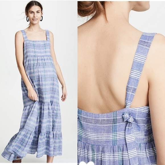 HATCH Jules Maxi Dress Chambray - Picture 8 of 16